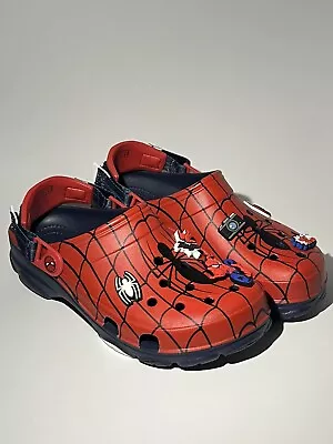 Crocs Spider-Man All-Terrain Clog Men's Size 10/Women’s Size 12 W/ Comic Box NWT • $59.99
