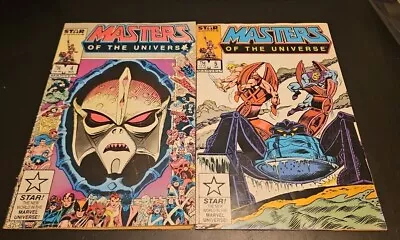 Masters Of The Universe #4 & 5  Marvel 25th Anniversary Border Cover 2 Book Lot • $22.50