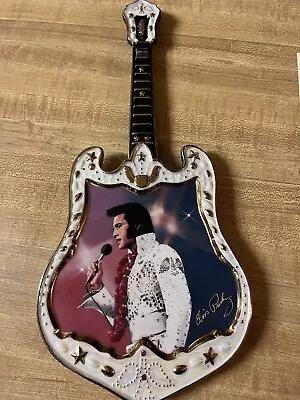 Elvis Presley Entertainer Of Century Guitar Plate “The Excitement”Bradford Ex • $21
