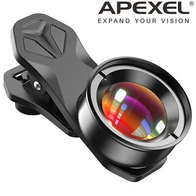 APEXEL Macro Photography Lens Cell Phone Macro Lens Attachment For IPhoneAndroid • £15.79