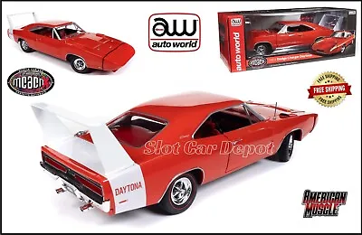 Auto World '69 RED Dodge Charger Daytona MCACN  1:18 Scale AMM1324 • $99.95