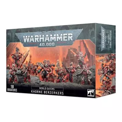 Warhammer 40000: World Eaters Khorne Berzerkers • $98.95