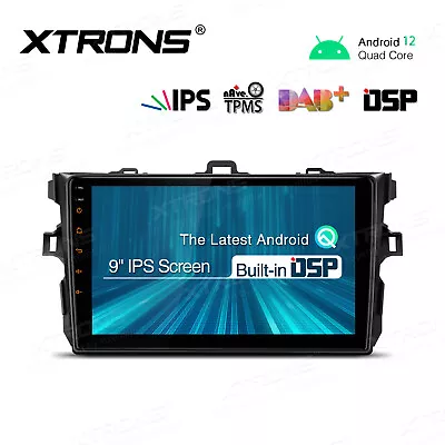 9  Android 12 Car Stereo Radio For Toyota Corolla 2007-2013 GPS Navi Wifi BT DSP • $82.99