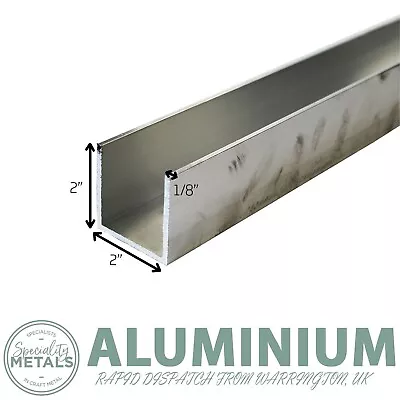 2  X 2  Aluminium U-Channel Trim X 1/8  Wall - Aluminium Channel U Profile • £38.11