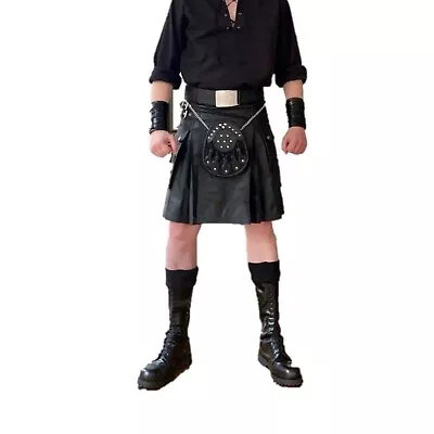 100% Geniune Leather Kilt For Men In Gladiator Style • $88.20