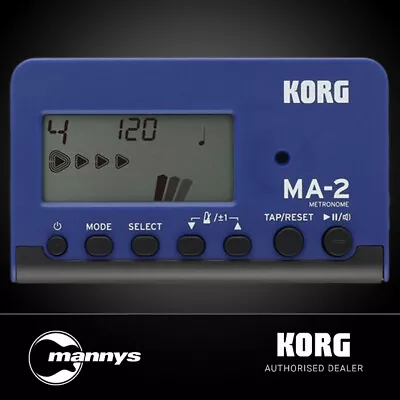 Korg MA-2 Solo Metronome (Blue/Black) • $40