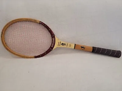 Spalding  Pancho Gonzales  Signature Wooden Tournament Tennis Racket Vintage • $27