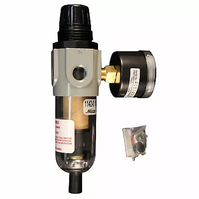 Milton S-1142 Mini Air Tool Filter/Regulator Piggyback Duo; 1/4 In. NPT - • $101.96