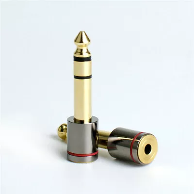 £2.95 • Buy 6.35mm To 3.5 Jack 1/4  Male To 1/8  Female 3 Poles Stereo Headphone Converter