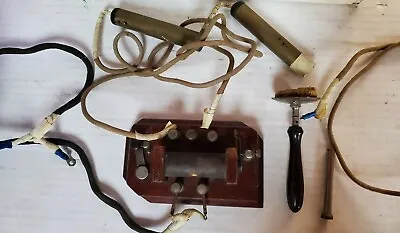 Antique Electric Medical Coil Quack Medical Shock Device Professor Doctor Device • $124.99