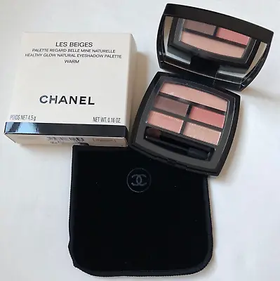 Chanel Les Beiges Healthy Glow Eyeshadow Palette Made In France W/ Mirror 2023 • $74.95