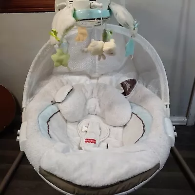 Vintage HTF Fisher Price My Little Lamb Cradle Swing Baby Swing • $124.99