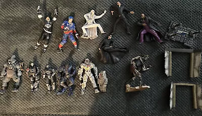 Mixed Lot Of McFarlane Toys Loose Action Figures HALO/MATRIX/GRETZKY++ • $65