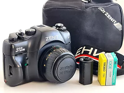 TESTED! Zenit-312m + MC Zenitar-M2s 2/50mm USSR 35mm SLR Film Vintage Camera! • $163.97