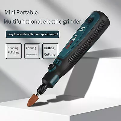 1 Set Mini Electric Drill Rechargeable Engraving Jade Carving Wireless Grinder • $17.57