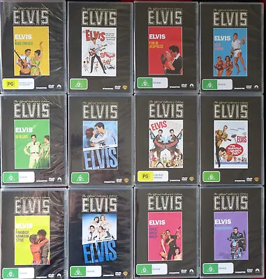 Elvis Presley DVD Bundle Lot Of 27 DVD's - Region 4 ALL BRAND NEW & SEALED! • $250