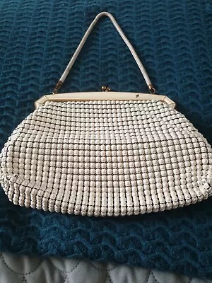 OROTON Vintage Handbag Bag Metal Mesh Glomesh Evening Wedding Purse C57 • $35