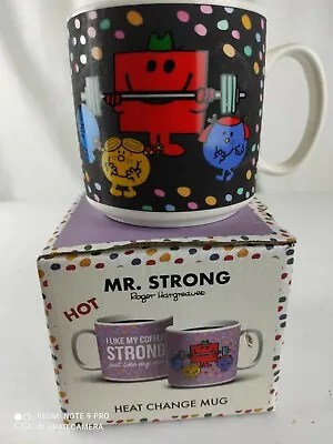 Mr Men  Mr Strong Heat Changing Mug Roger Hargreaves NEW & BOXED • £7.99