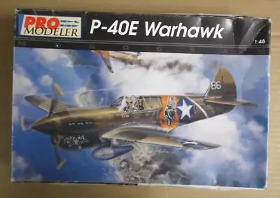 Monogram Pro Modeler 1/48 P-40E Warhawk  RAAF All Parts Checked And Complete • $49