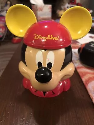 MICKEY MOUSE DISNEY LIVE CUP - MOUSE EARS HAT - PLASTIC MUG Read Description • $5