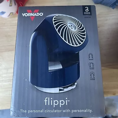 Vornado Flippi V6 CR1-0094-42 Personal Desktop Air Circulator Fan Midnight Blue  • $20