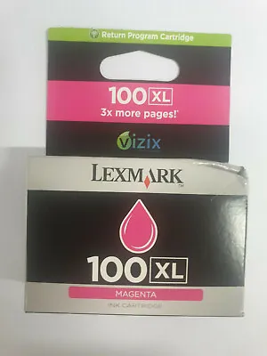 Genuine Lexmark Ink Cartridge - 100 XL MAGENTA / S305 S405 S505 S605 (INC VAT) • £9.95