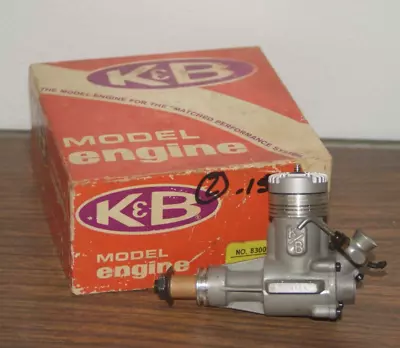 K&B .15 R/C Model Engine With Decals In Original Box • $140