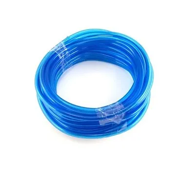 Fuel Line 1/4  ID X 50ft Transparent Blue Mini Bike Karting ATV • $37.99