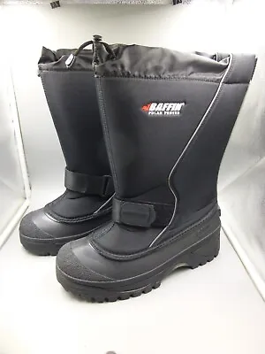 Baffin Tundra Men's Black Winter Snow Boots Size US 13 / Rated To -40 F • $114.99