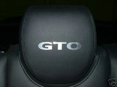 4 GTO  Logo Headrest Badge Decal Mitsubishi 3000GT JDM • $10.90