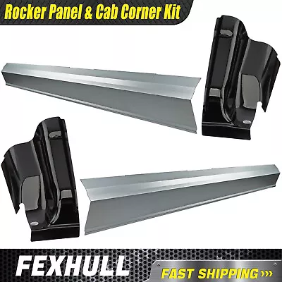 For 2009-2014 Ford F-150 Crew Cab 4 Door Outer Rocker Panels & Cab Corners 4PC • $179.99