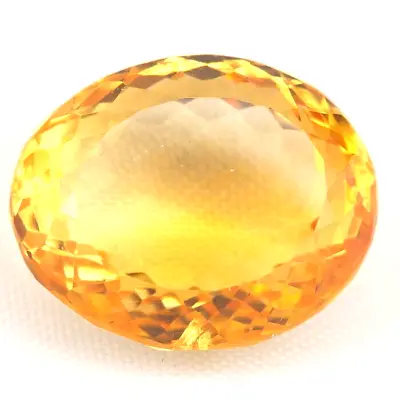 Shola Real 1427 CT Natural Gold Orange Madeira Citrine From Brazil • £68.71