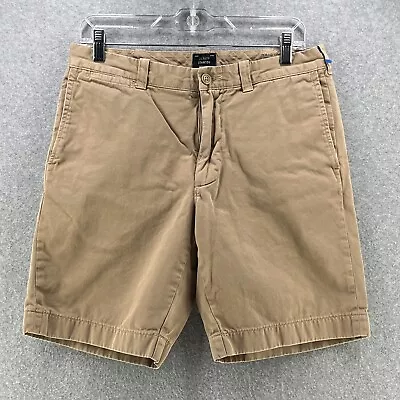 J.Crew Stanton Mens Chino Shorts Size 31 Brown Cotton Inseam 9in Casual • $11.37