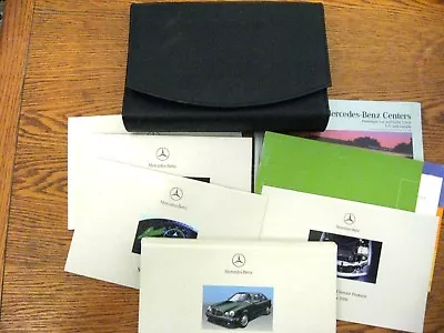 2001 Mercedes Benz E Class OEM Owners Manual Set E320 E430 E55 AMG Leather Kit • $55