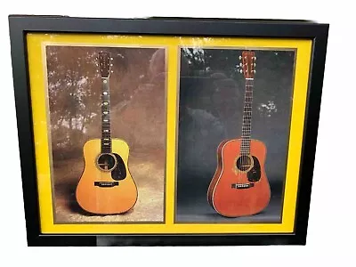 A Beautiful Framed Pair Of Martin Guitars 1937 D-28 And A 1941 D-45  Beautiful  • $60