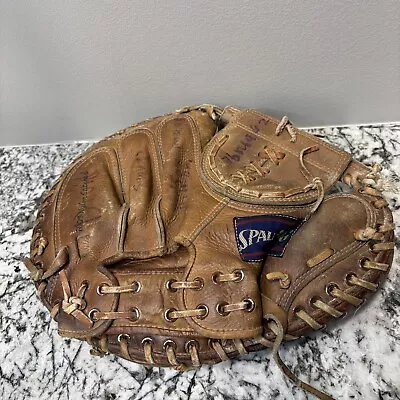 Spalding Vintage Catcher’s Glove Autograph Model Twin Flex Bob Rodger’s 1970’s • $15