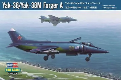 HOBBY BOSS 80362 1:48 Yakovlev Yak-38/Yak-38M Forger A Plastic Model Kit • $35.91