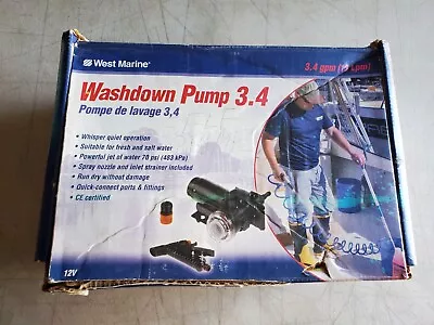 Brand New Boat Jabsco West Marine Washdown Pump 3.4 GPM 12V Model 7865678 • $129.99