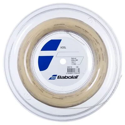 Babolat XCEL 17G 1.25mm (natural) 660ft 200m Tennis String Reel  • $219