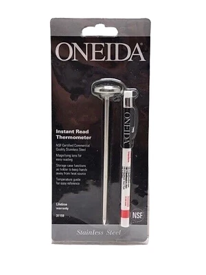 £13.72 • Buy Oneida Small Dial Instant Read Meat Thermometer  Stainless Steel Model No. 31159