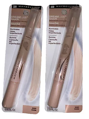 Maybelline Dreamlumi Touch Highlighting Concealer 320 Nude Ivory 1.5ml Lot Of 2 • $15