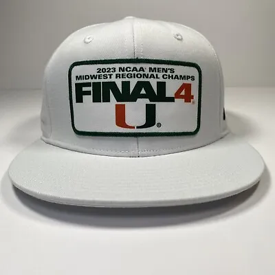 Adidas Miami Hurricanes 2023 NCAA Men’s Basketball Final Four Locker Room Hat • $14.99