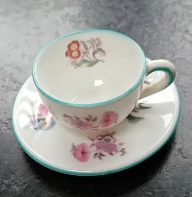 Coalport Bone China Miniature  Floral Tea Cup And Saucer  • £4.99