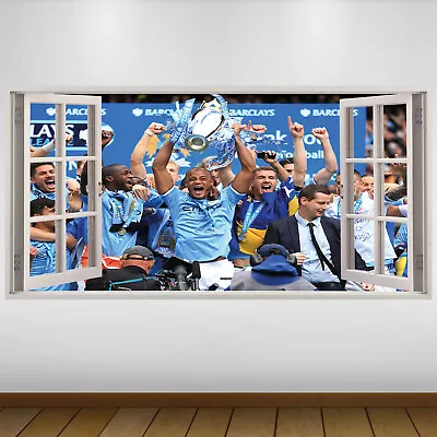 £24.99 • Buy EXTRA LARGE Manchester City Celebrate Football Vinyl Wall Sticker Poster
