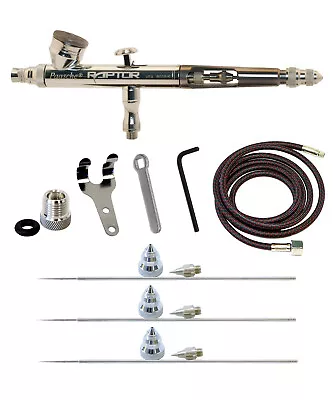 Paasche RG-4AS Raptor Airbrush Set With 4 Heads (.2 .25 .38 & .66mm) • $129.95
