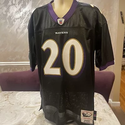 New Ed Reed #20 Authentic Mitchell &Ness Throwback 2004 Baltimore Ravens Size 48 • $350