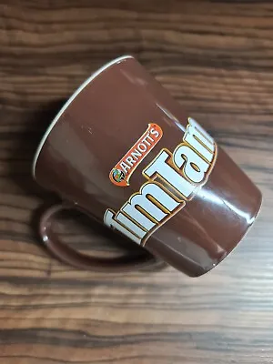 Rare Collectable Arnott's TIM TAM Coffee Mug. Brown With White Writing • $25.99