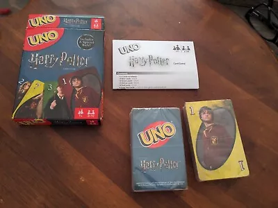 Mattel UNO Harry Potter Card Game (FNC42) Cards Factory Sealed Rip In Box • $6.99