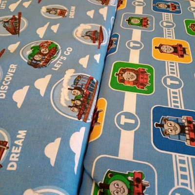 £11 • Buy Thomas The Tank Engine Cotton Fabric, Per 50cm 5 Designs