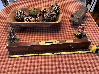 Antique Stanley Rule & Level Co. 1891 1896 Rosewood 22” W/ Double Bubbles N. 3 • $60